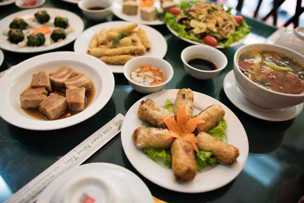 nhà hàng chay nàng tấm hà nội