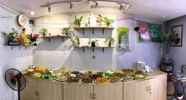 nhà hàng chay nổi tiếng hà nội
