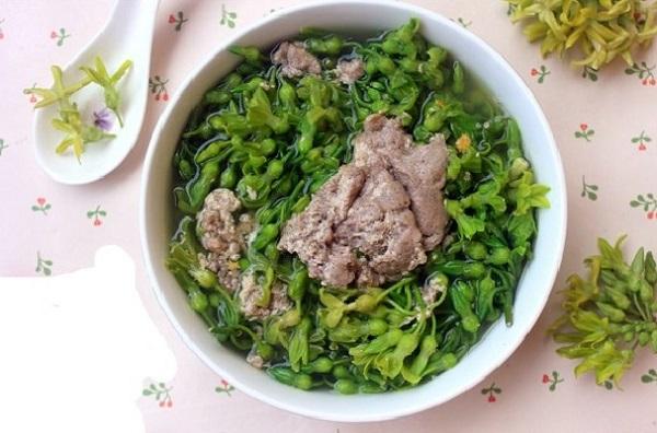 Canh cua hoa thiên lý - món ngon mùa hè cho gia đình 