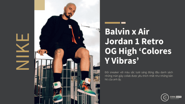 Đôi sneaker với màu sắc tươi sáng đứng đầu danh sách những màn giày collab được yêu thích nhất