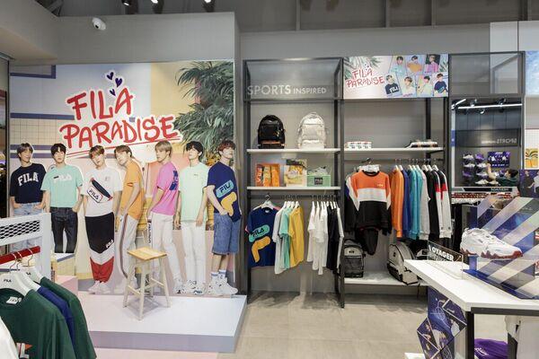 Cửa hàng đầu tiên của Fila đặt tại trung tâm thương mại Crescent Mall TPHCM