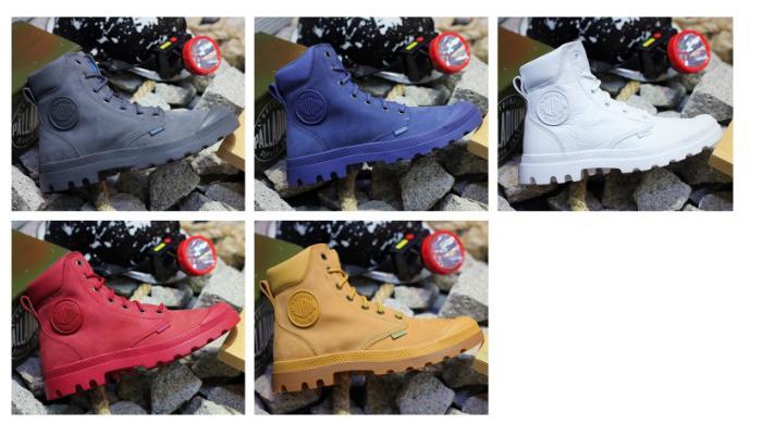 5 màu nổi bật của giày Palladium Pampa Sport Cuff Waterproof