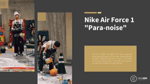 Ngôi sao G- DRAGON đã tự vẽ cho đôi giày collab giữa anh và NIKE