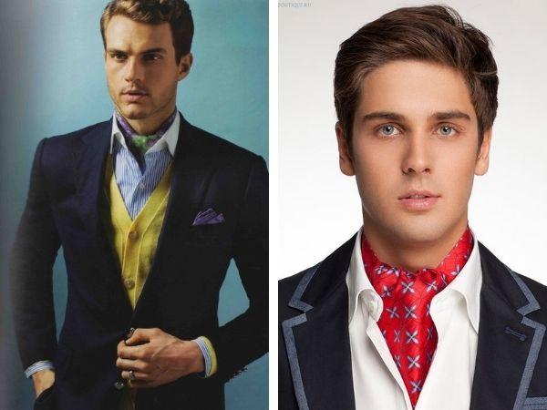 Khăn ascot cho quý ông lịch lãm