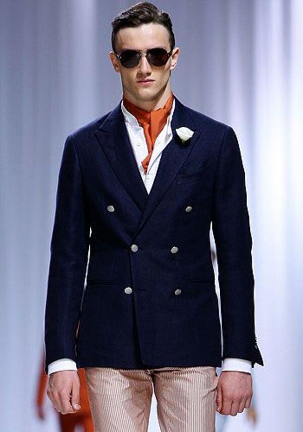 Khăn ascot trơn cho nam trưởng thành