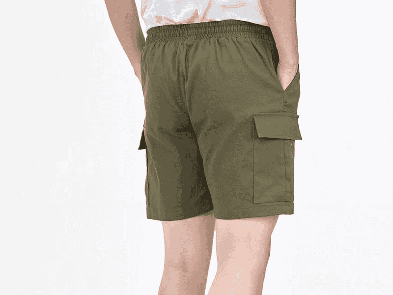 Quần short nam có túi kaki
