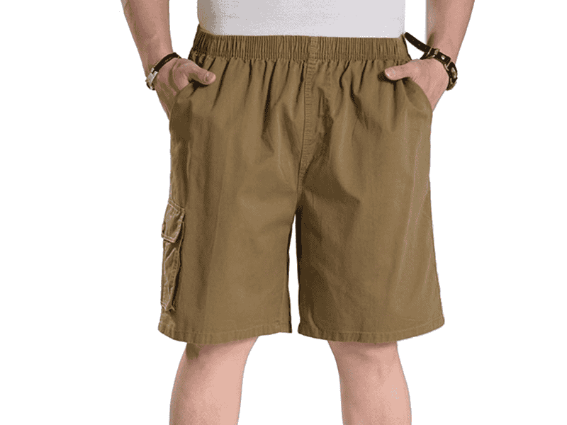 Quần short nam lưng thun có nhiều túi