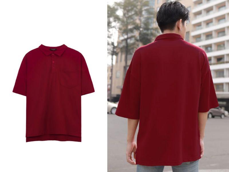 &aacute;o thun nam form rộng 