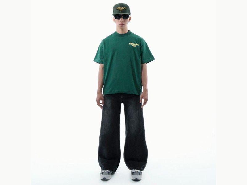 &aacute;o thun nam form rộng 