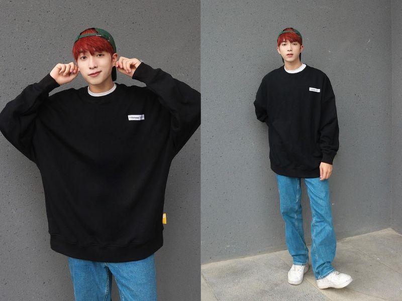 mẫu &aacute;o thun nam form rộng đẹp 