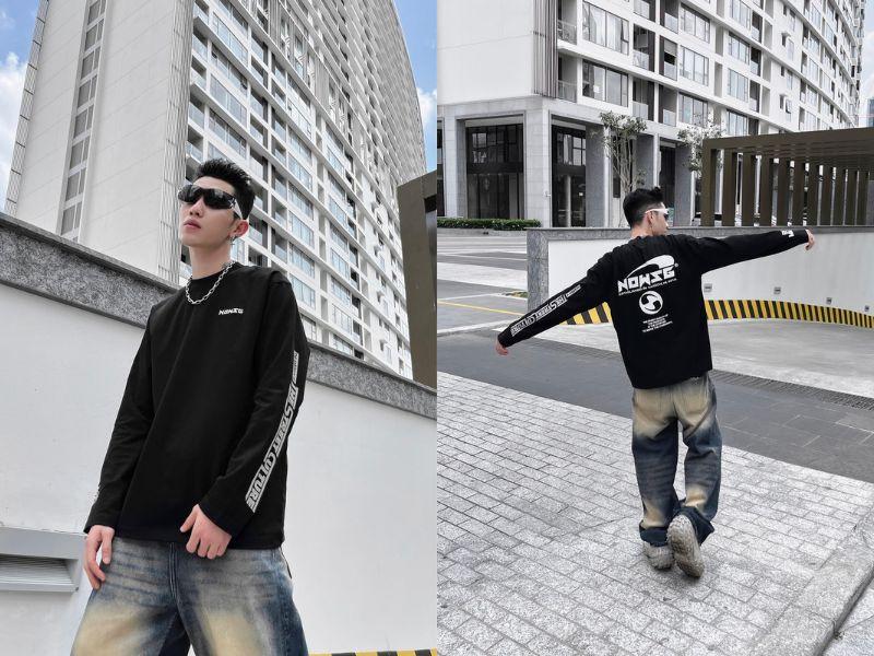 &aacute;o thun nam form rộng đẹp 