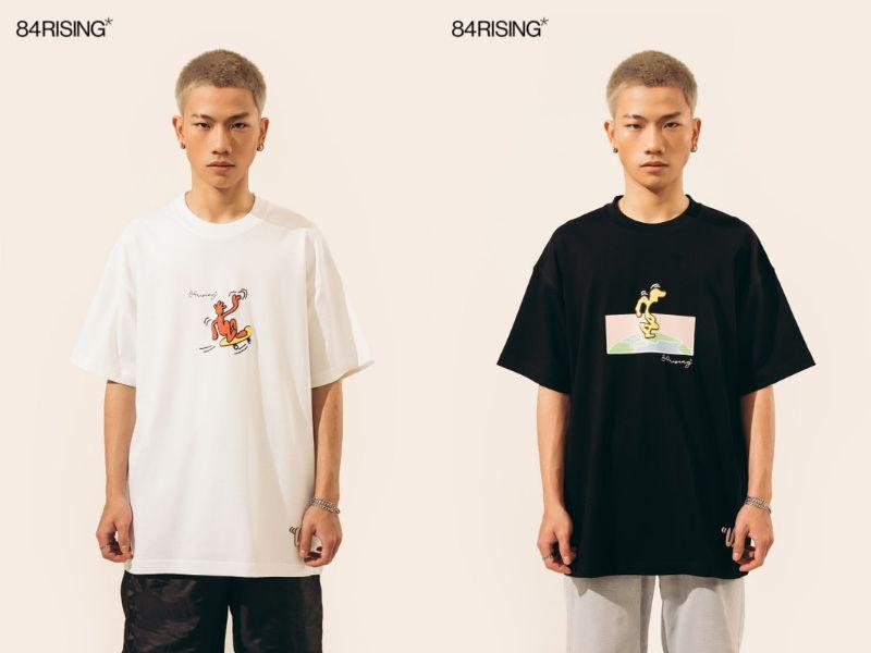 &aacute;o thun nam form rộng 