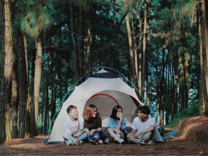 Núi Hàm Lợn là địa điểm dã ngoại được nhiều bạn trẻ yêu thích