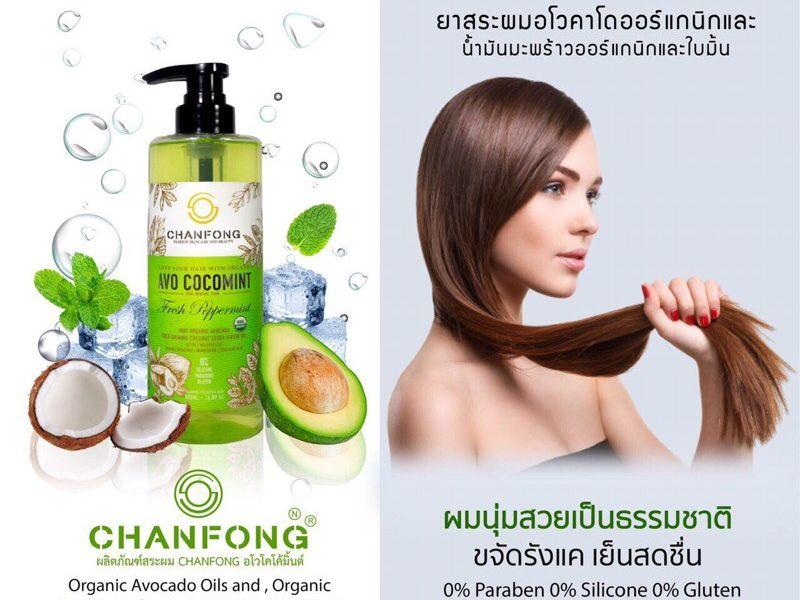 Organic Chanfong Avo Cocomint - Dầu gội hữu cơ đến từ Thái Lan