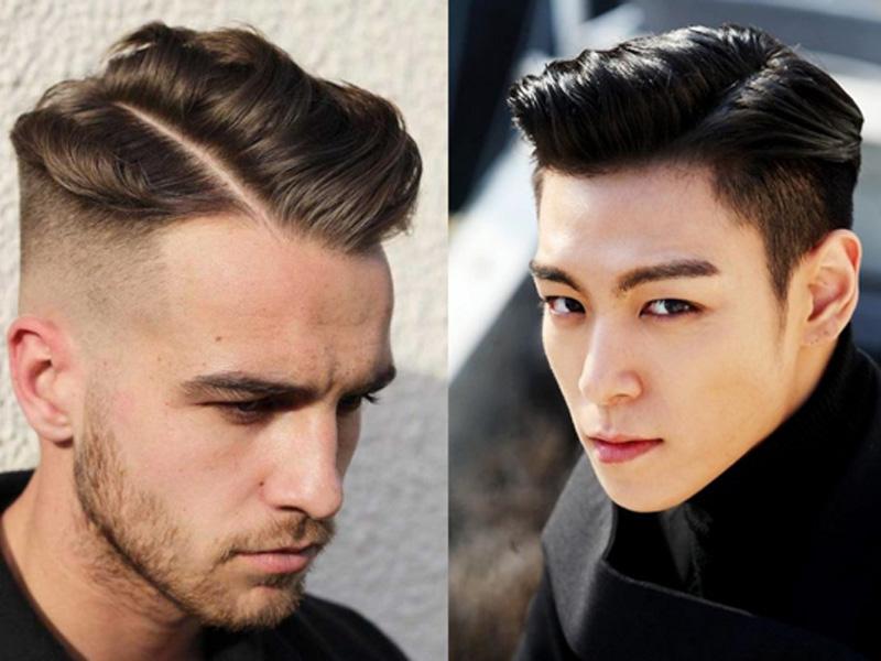 Tóc side part undercut