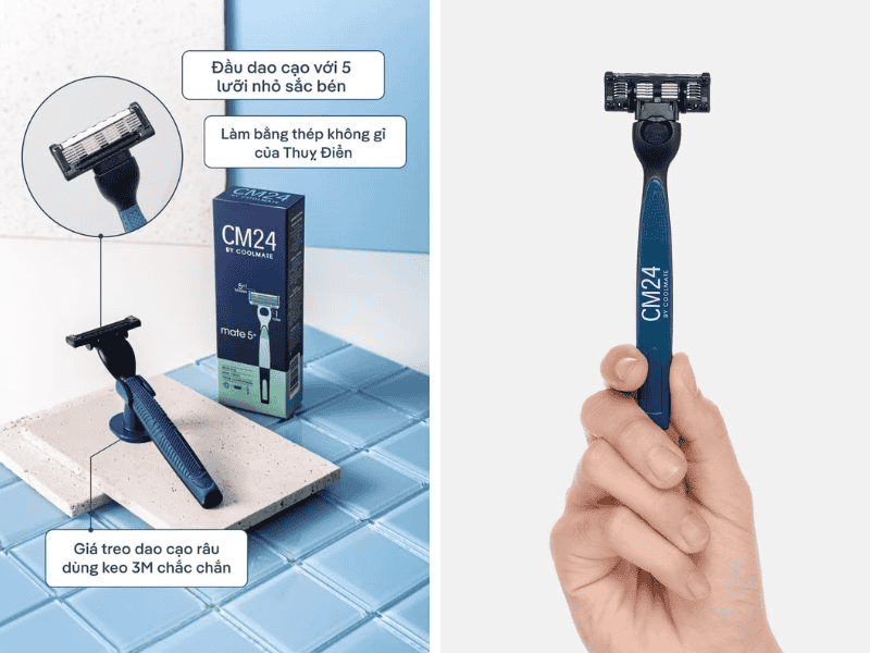 Dao cạo râu CM24 - Lựa chọn uy tín được nhiều chàng trai tin dùng