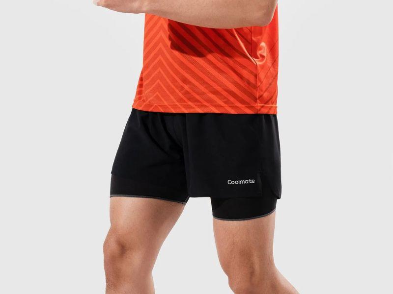 Quần shorts chạy bộ Coolmate Advanced Fast & Free Run