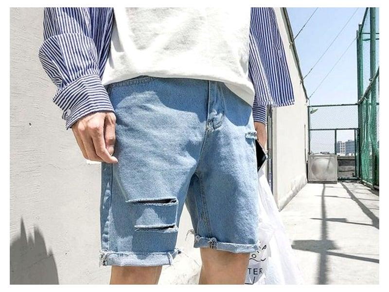 Denim short mang đến phong cách trẻ trung nhưng không kém phần cool ngầu
