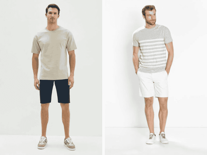 Nam trung niên “tưởng không hợp lại hợp không tưởng” với outfit áo thun cùng chiếc quần năng động.