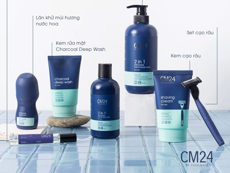 Bộ sản phẩm chăm sóc cơ thể thương hiệu CM24 đến từ Coolmate