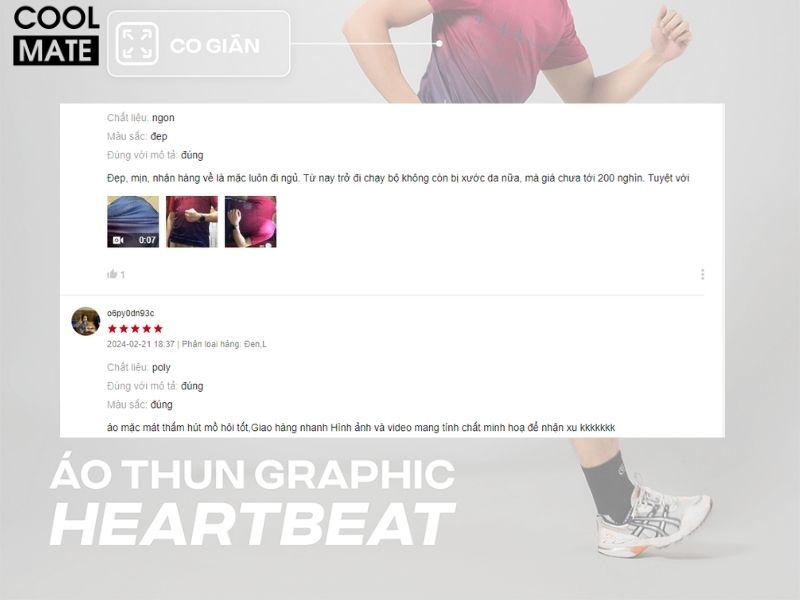 Áo thun nam chạy bộ Coolmate bán chạy nhất