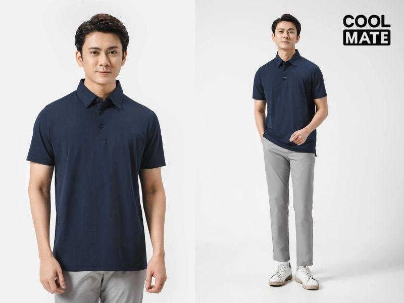 Áo polo nam Excool mềm mại, mịn màng 
