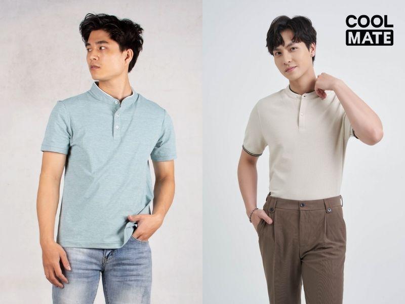 Áo polo nam cổ tàu cổ điển và ra dáng tổng tài