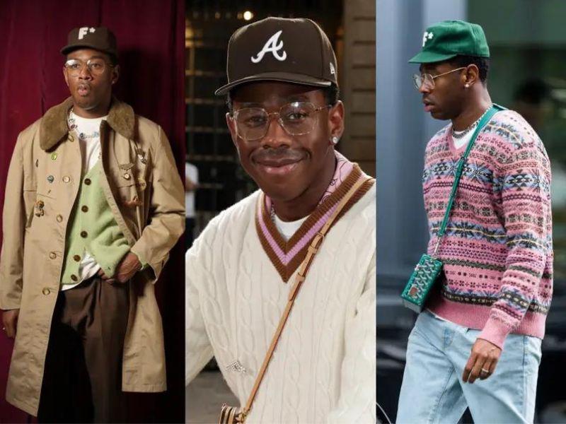 Nam rapper Tyler The Creator dẫn đầu xu hướng mặc đồ kiểu Grandpa Core