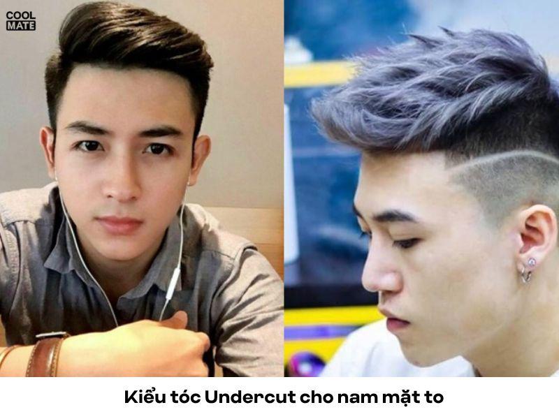 Kiểu tóc Undercut thời thượng cho nam mặt to