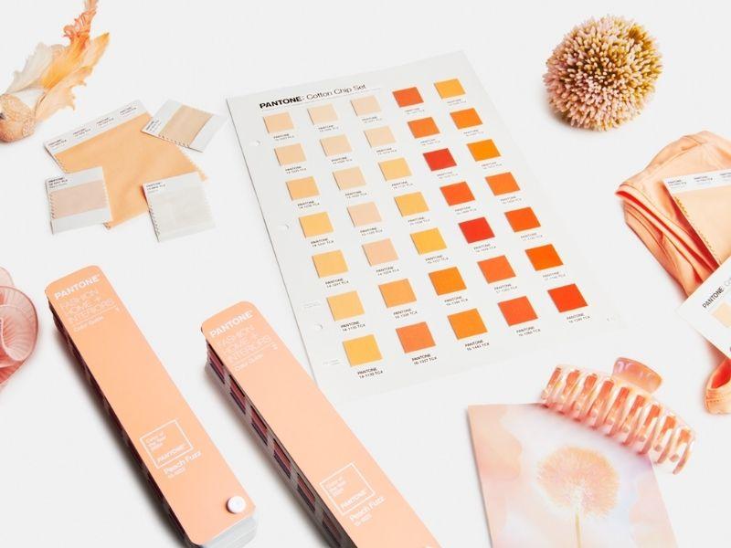 Những phụ kiện màu sắc Peach Fuzz hồng đào đơn giản nhưng có chiều sâu