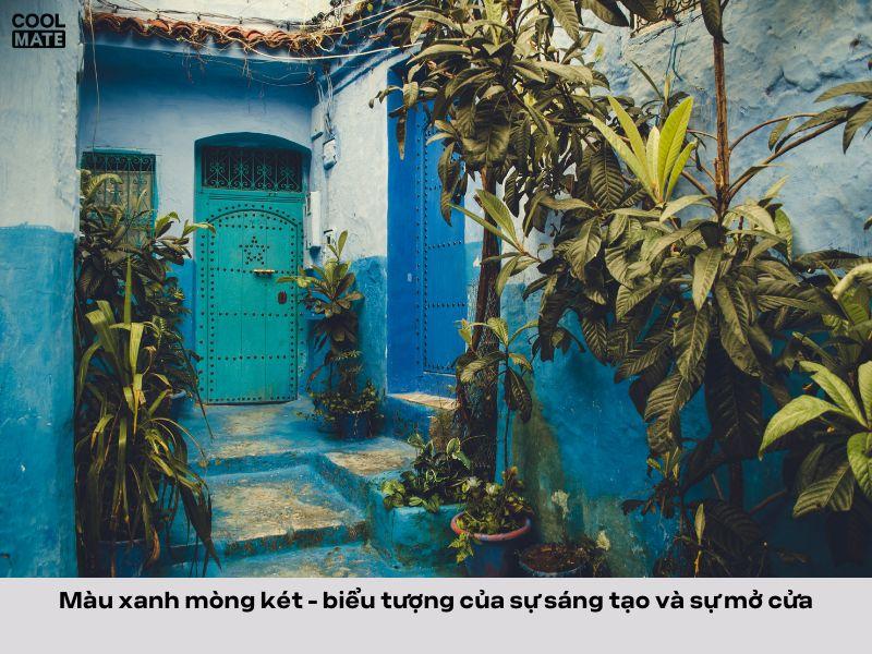 Màu xanh mòng két mang lại cảm giác trẻ trung, bình tĩnh và thúc đẩy sự sáng tạo