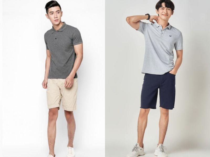 Quần thể thao nam phối áo polo sang trọng