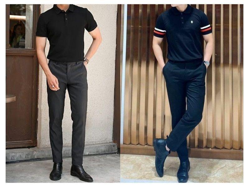 Biến hóa với Chelsea Boots cùng quần âu và áo polo