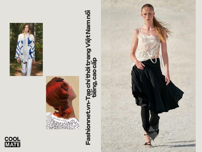 Ảnh minh họa trang web Fashionnet.vn, tập trung vào nghệ thuật và thời trang. Nguồn: Coolmate