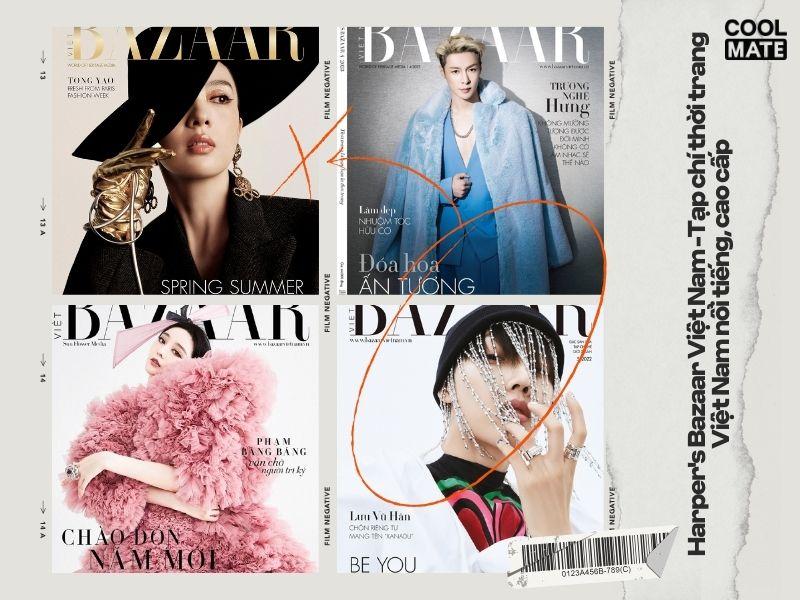Ảnh bìa tạp chí Harper's Bazaar Việt Nam, toát lên vẻ sang trọng và đẳng cấp. Nguồn: Coolmate