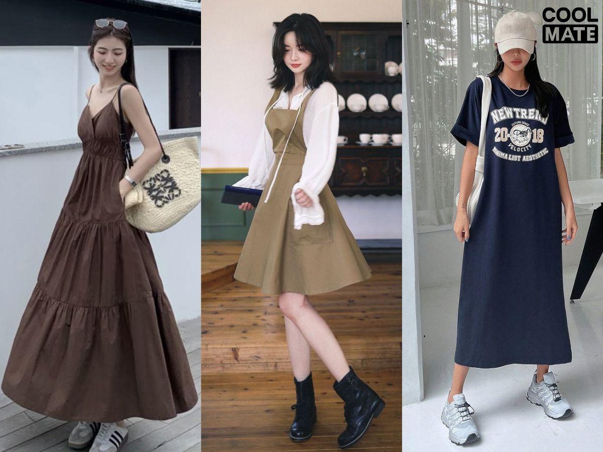 Nhiều kiểu váy liền trẻ trung khác để nàng lựa chọn