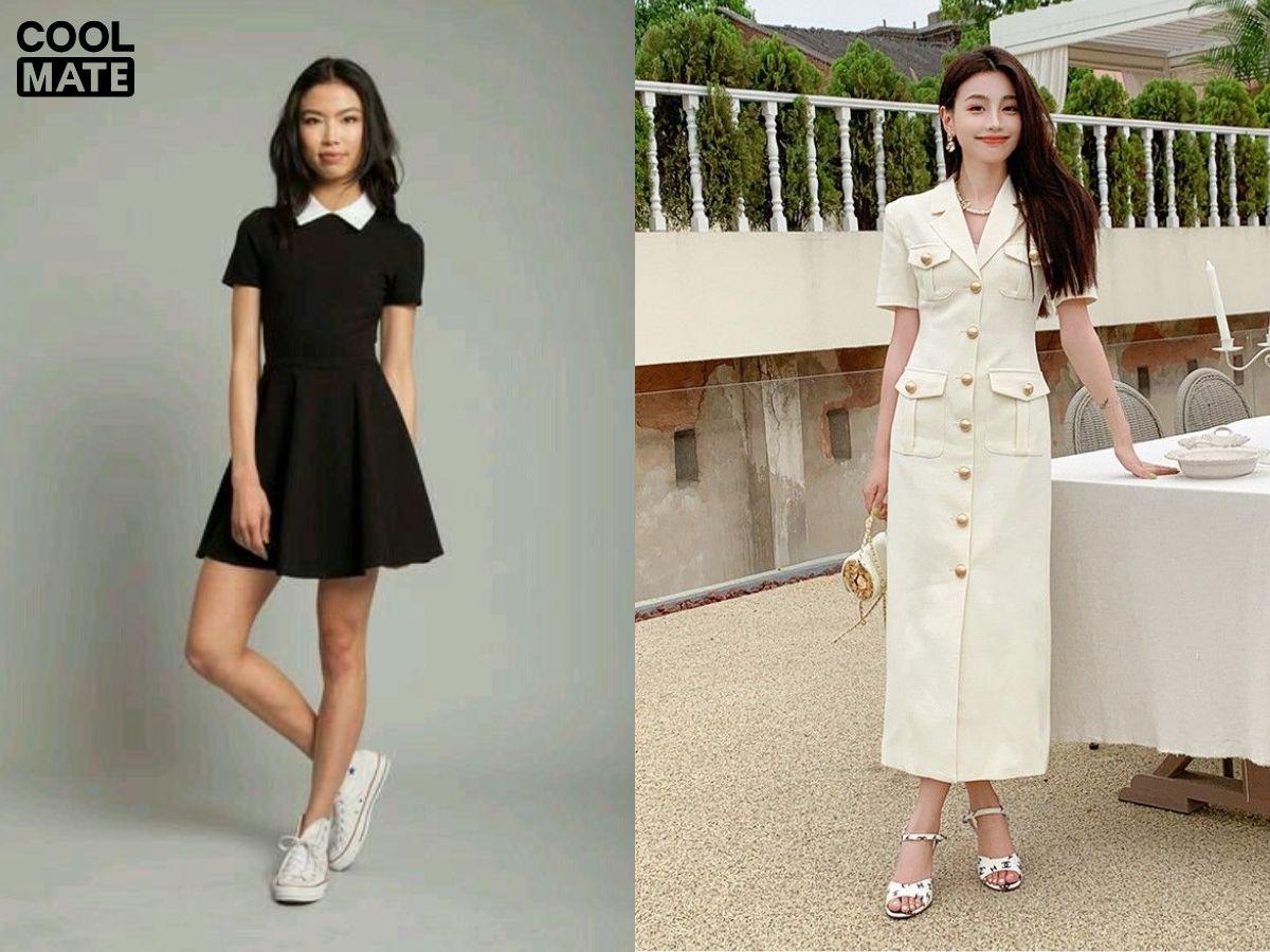 Phối đồ với váy chữ A trẻ trung