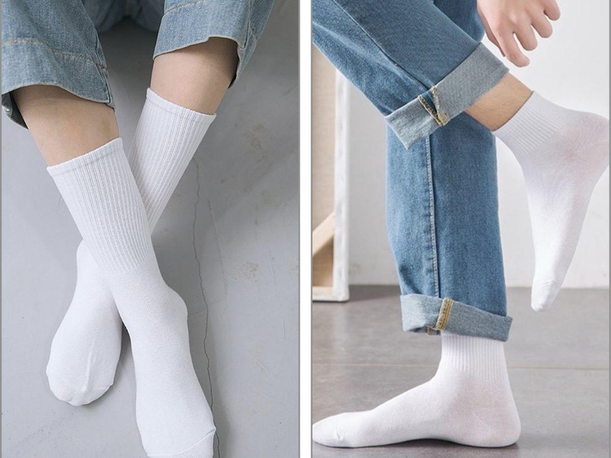 Phối tất chuẩn gu cùng giày thể thao