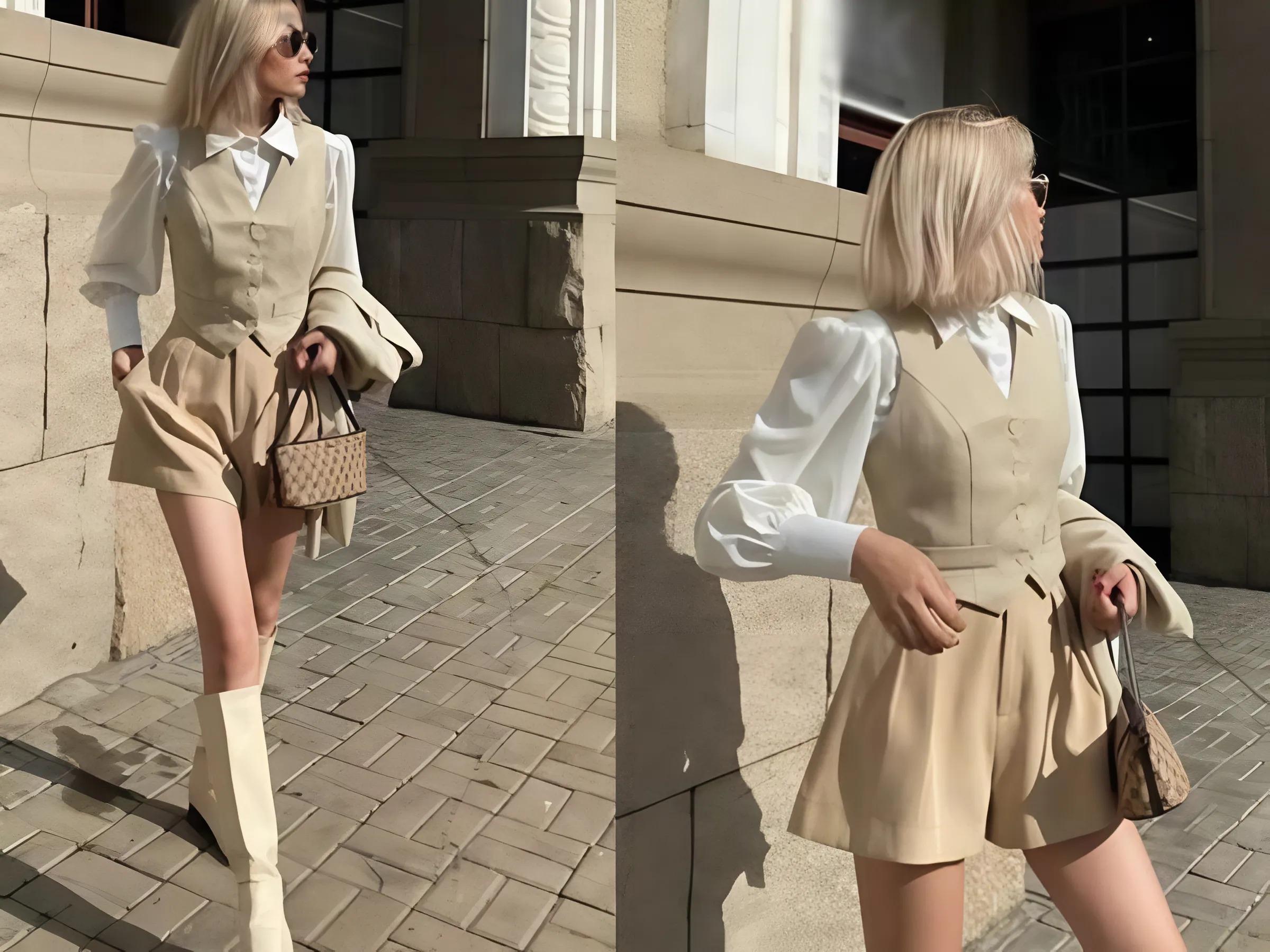 Áo Gile + Quần Short/Quần Dài