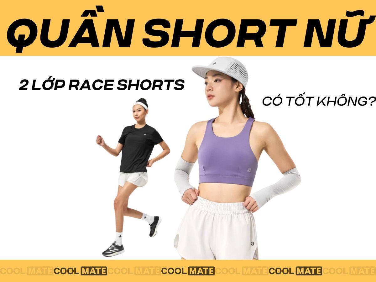 Quần short nữ chạy bộ mang lại sự thoải mái khi chạy dài