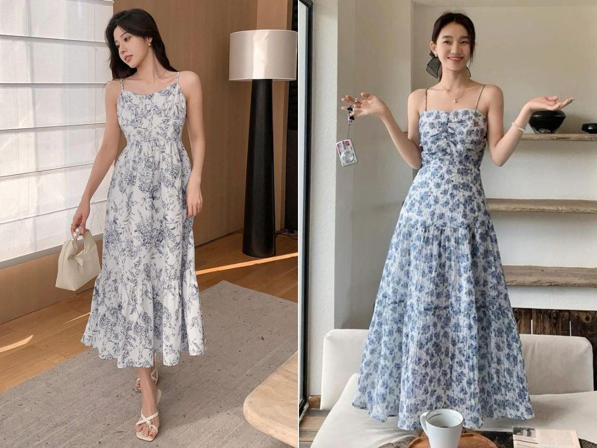 Với lợi thế đường cong rõ nét, bạn có thể tự tin diện hầu hết các kiểu váy liền thân