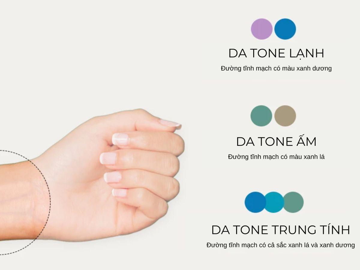 Cách xác định tone da