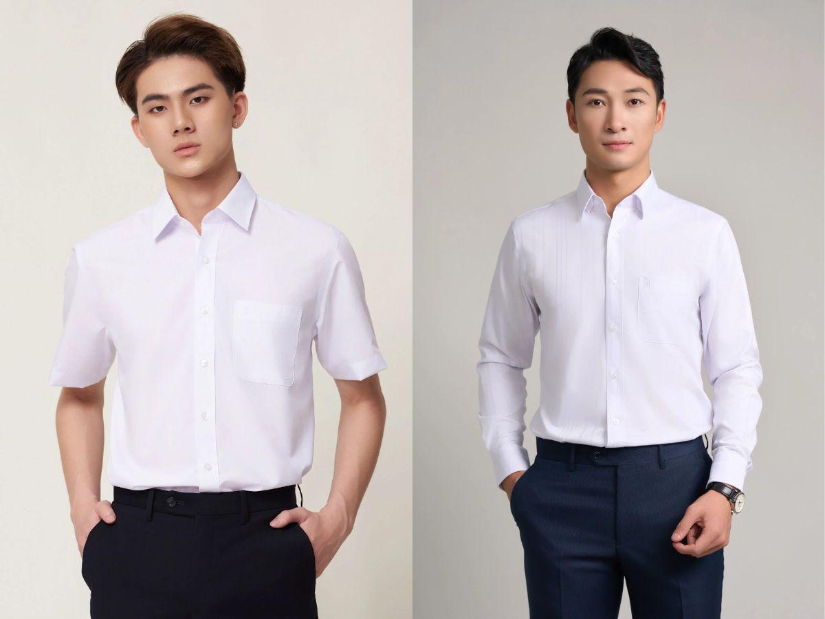 Phối Đồ Sơ Mi Trắng Cho Nam Giới