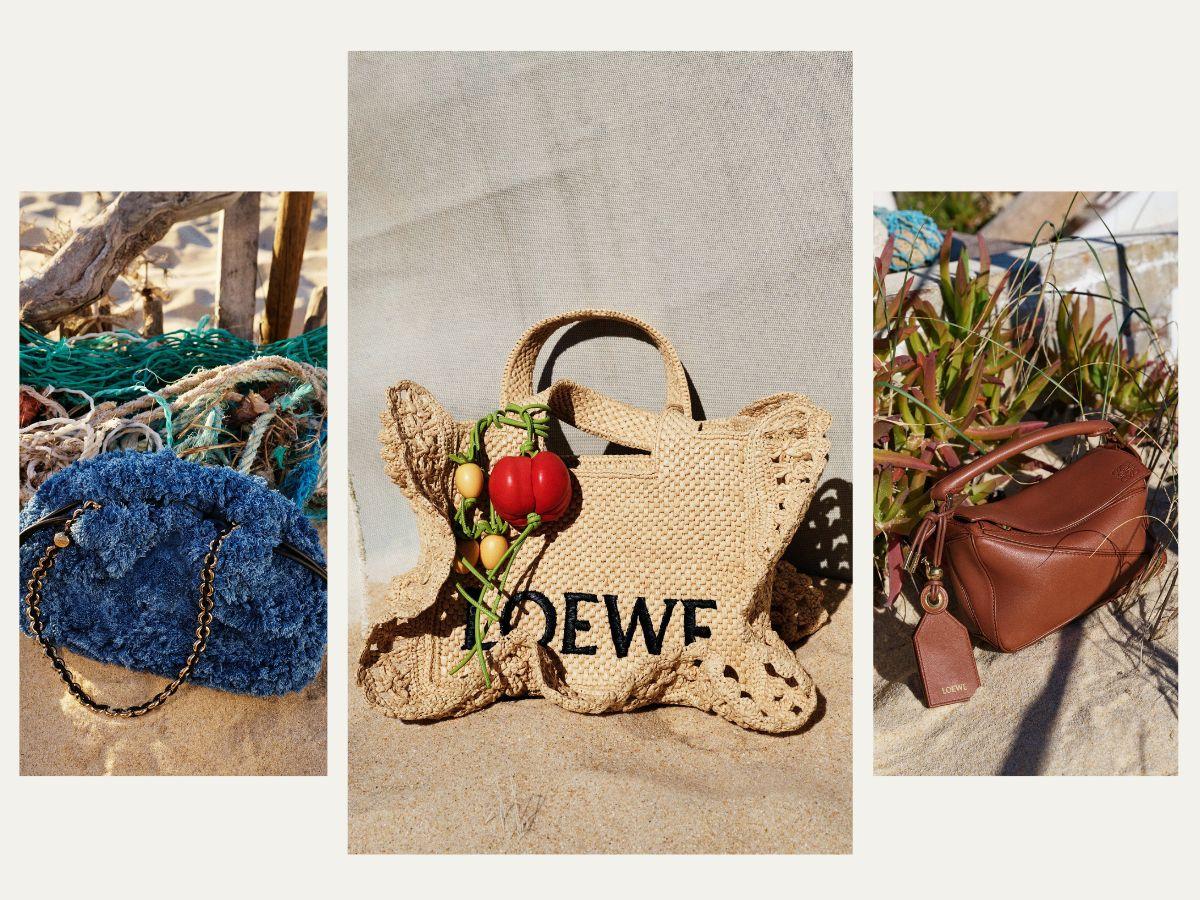 Những chiếc túi đi kèm thể hiện rõ nét kỹ thuật dệt thủ công