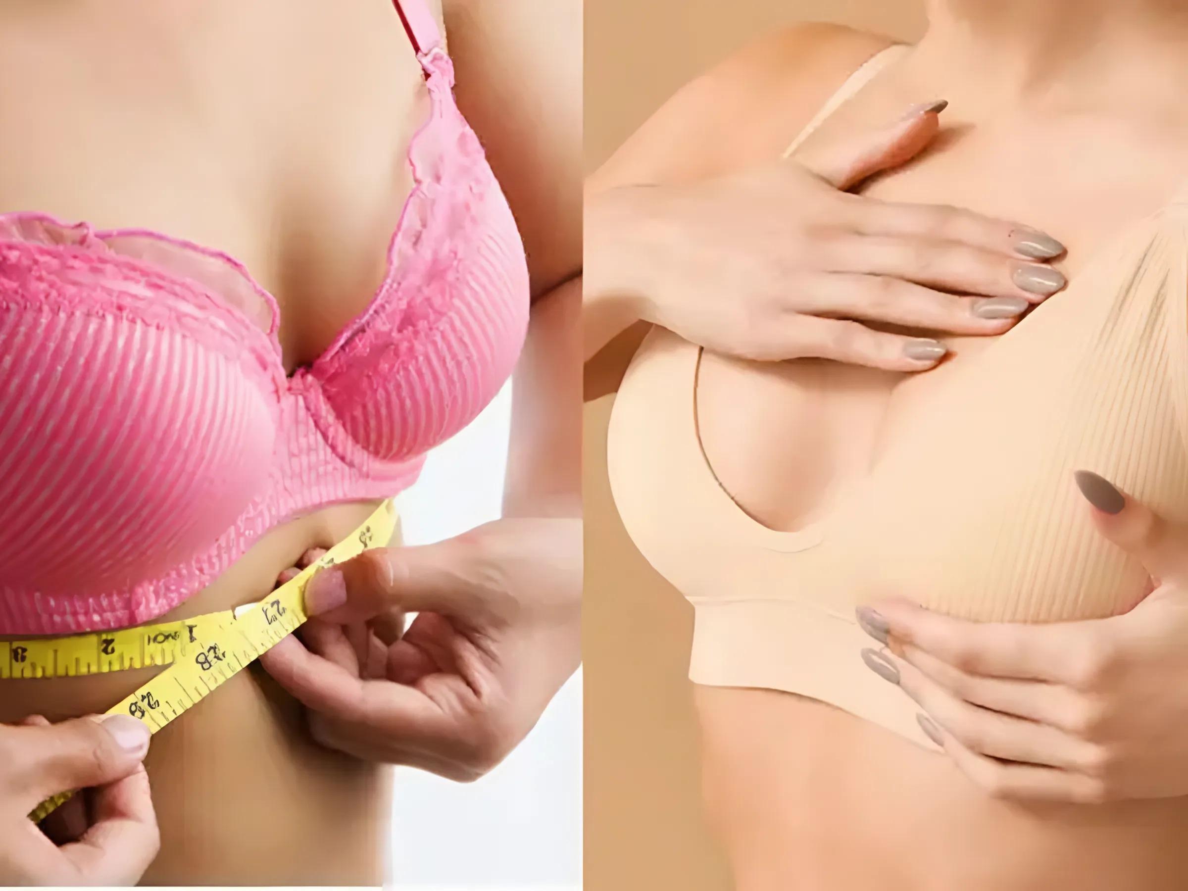 Chọn áo vừa vặn giúp nâng đỡ vòng 1 và tạo cảm giác thoải mái