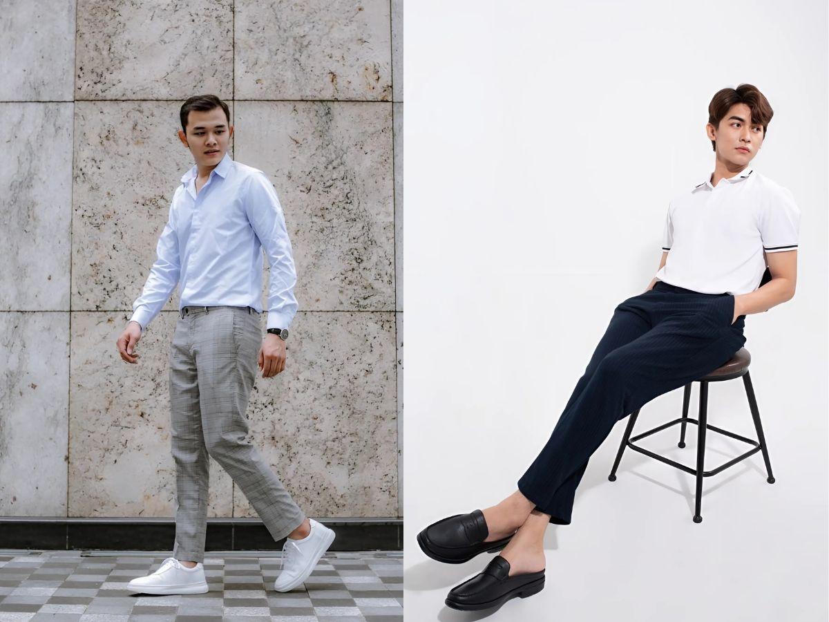 Nếu bạn sở hữu vóc dáng cao và gầy, việc chọn giày cần hướng đến sự cân đối