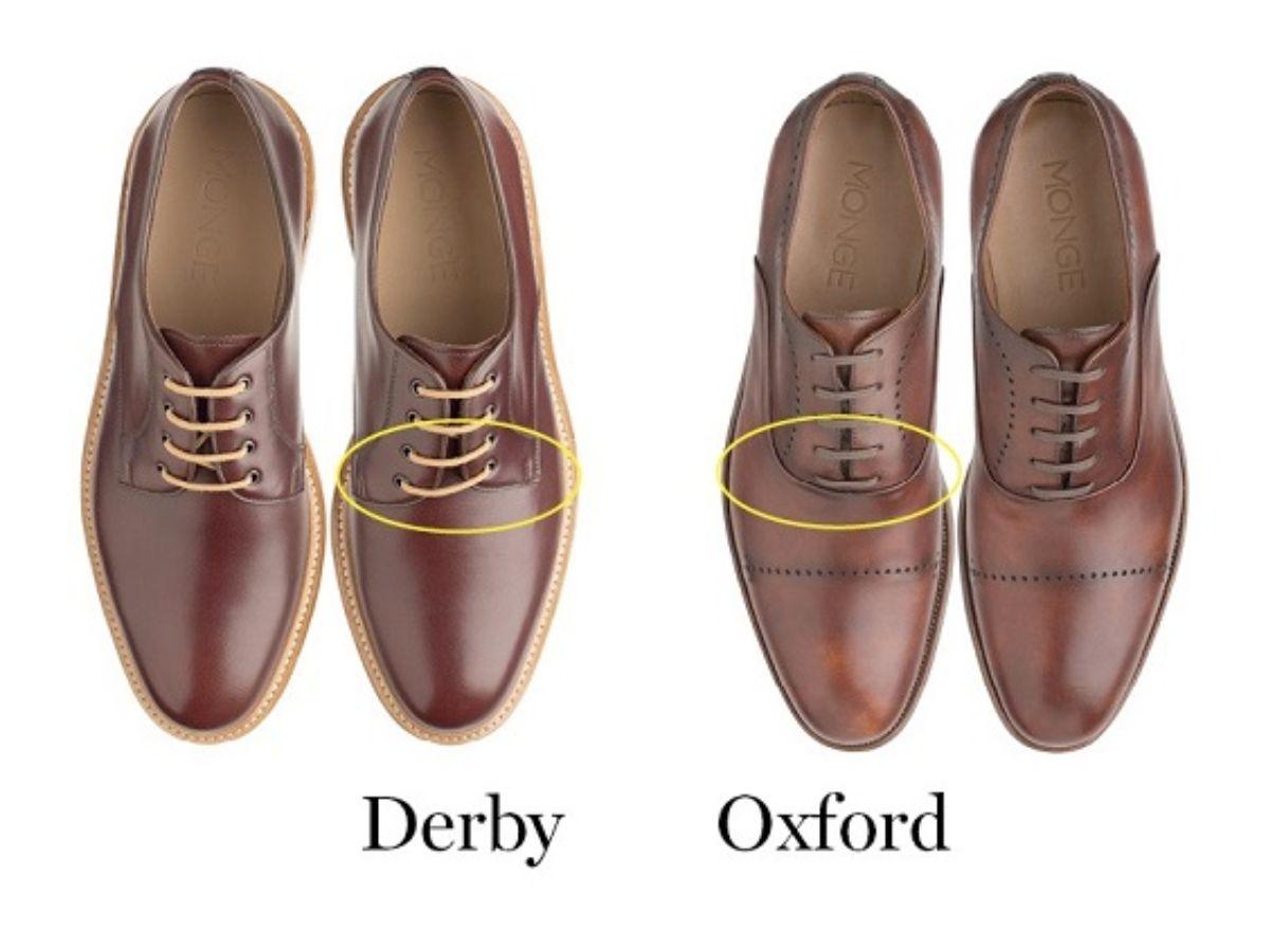 Giày Oxford và Derby khác nhau thế nào, loại nào hợp với tôi hơn?