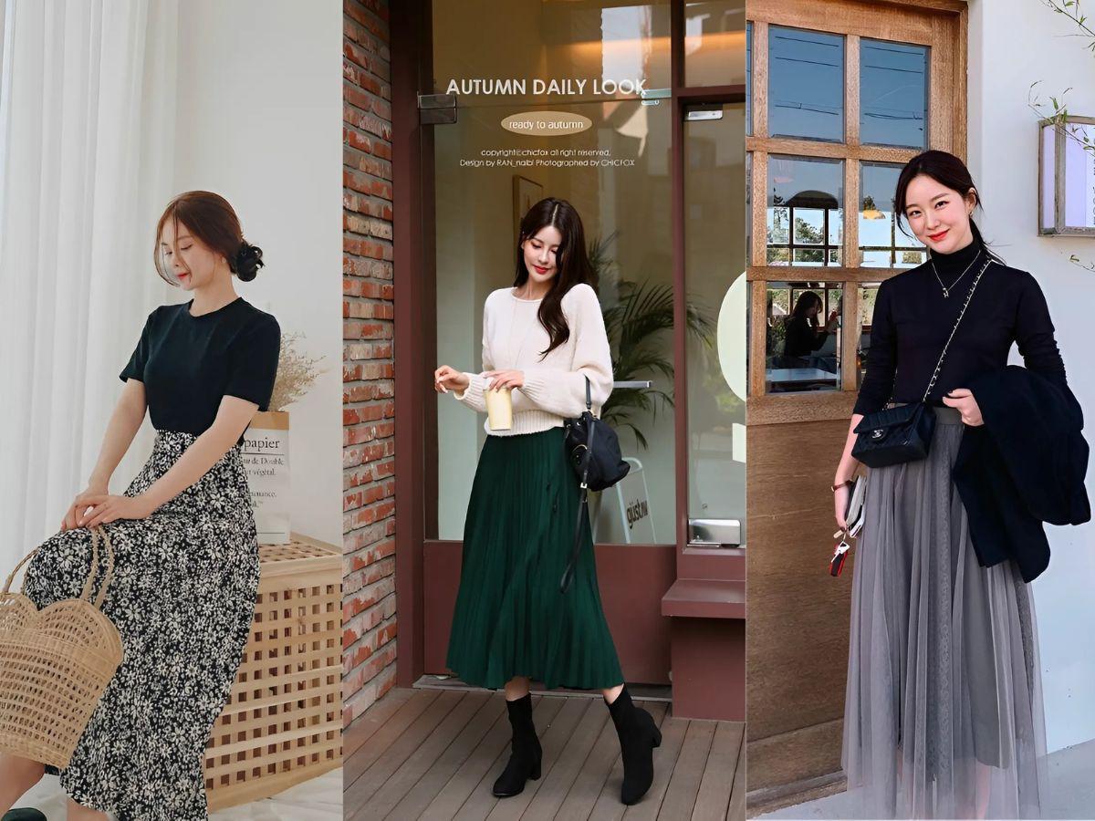 Phối Đồ Cùng Đầm Xòe Công Sở