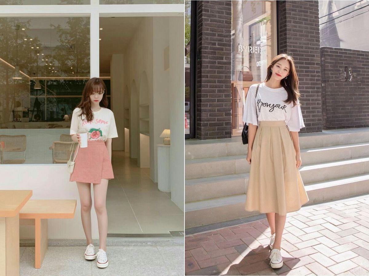 Outfit ngọt ngào, đơn giản