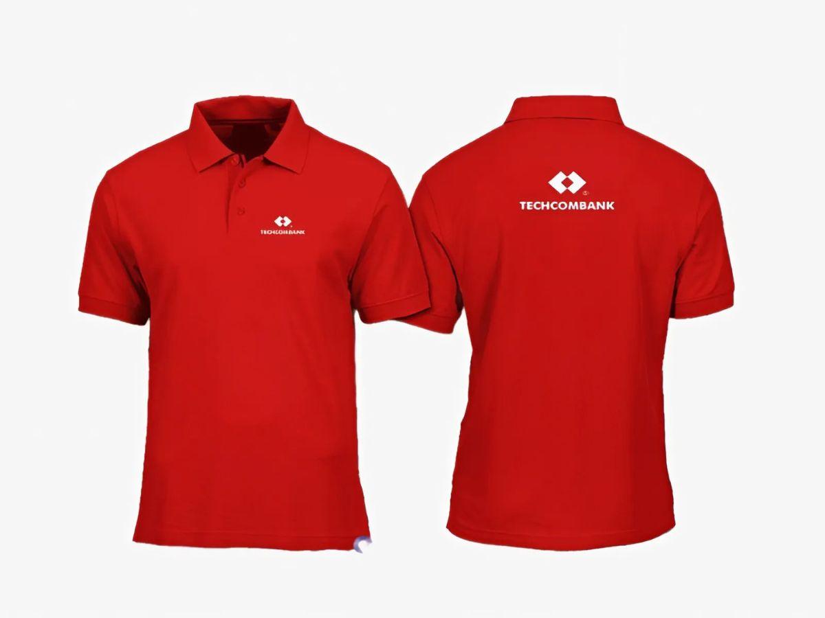 Áo Polo In/Thêu Logo Ngân Hàng Tinh Tế